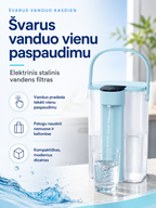 Elektrinis stalinis vandens filtras, 3,5 l