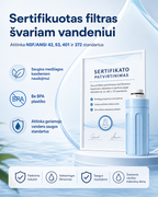 Elektrinis stalinis vandens filtras, 3,5 l