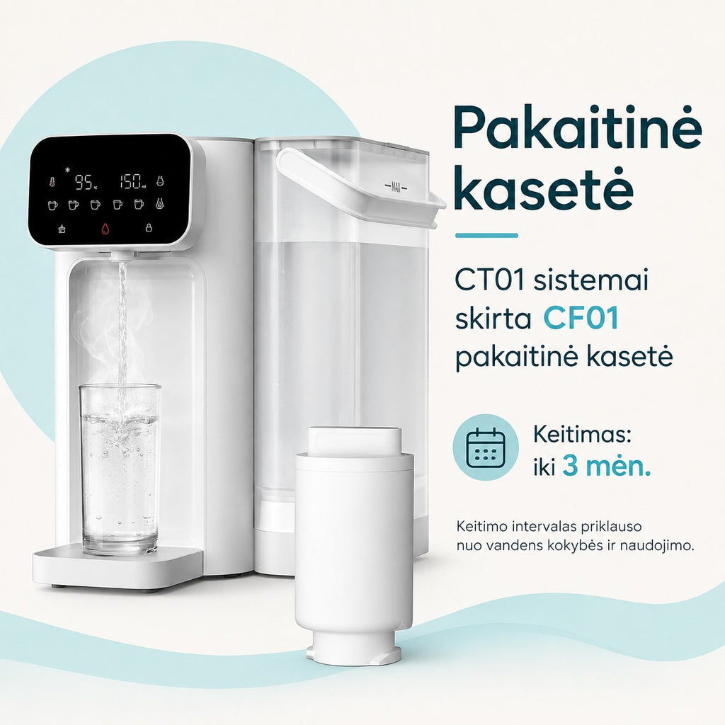 CT01 sistemai skirta CF01 pakaitinė kasetė