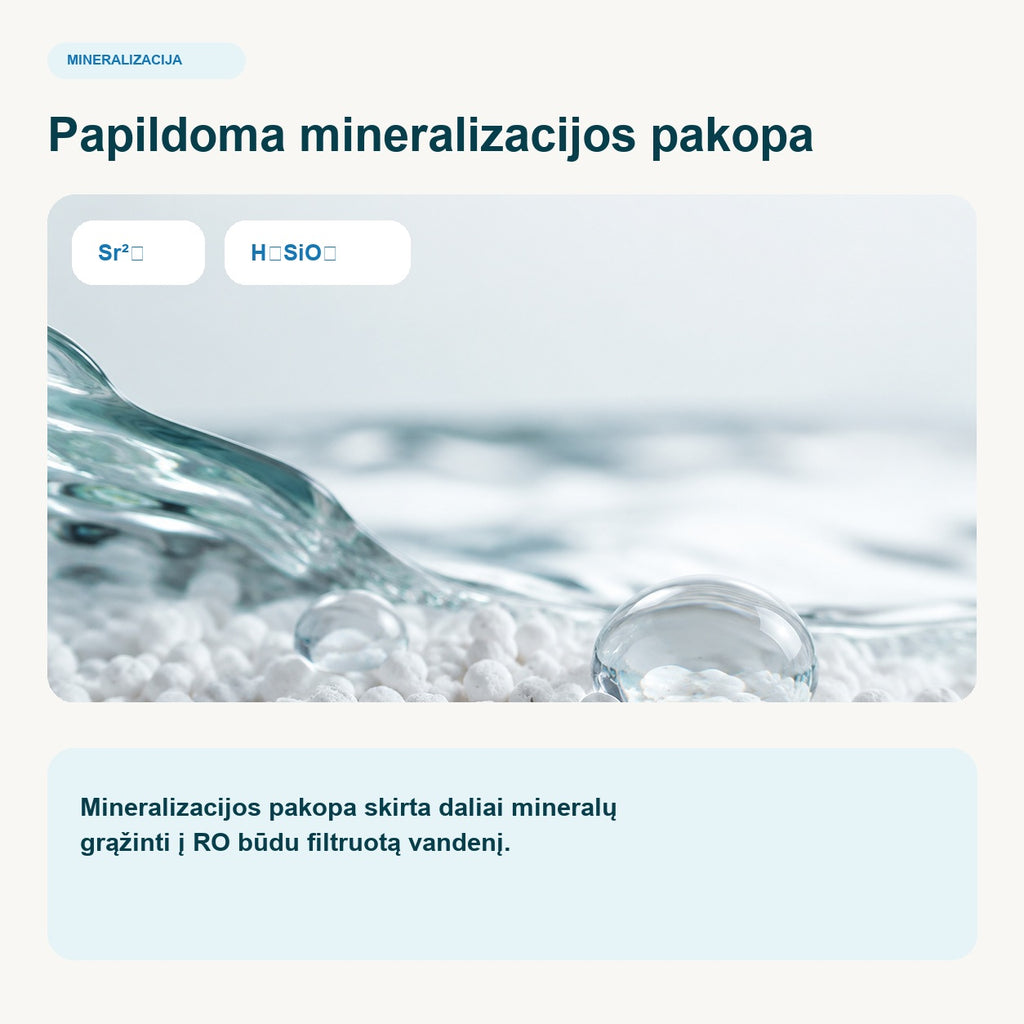 Waterdrop A2G – papildoma mineralizacijos pakopa