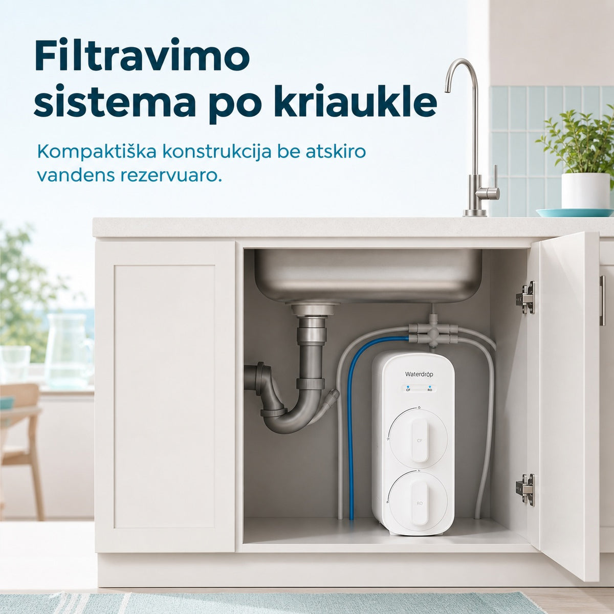 Waterdrop G5P500A sistema po kriaukle
