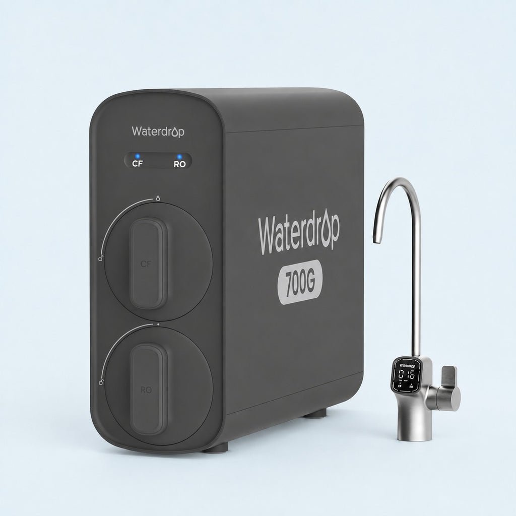 Waterdrop G5P700 atvirkštinio osmoso sistema ir išmanus čiaupas