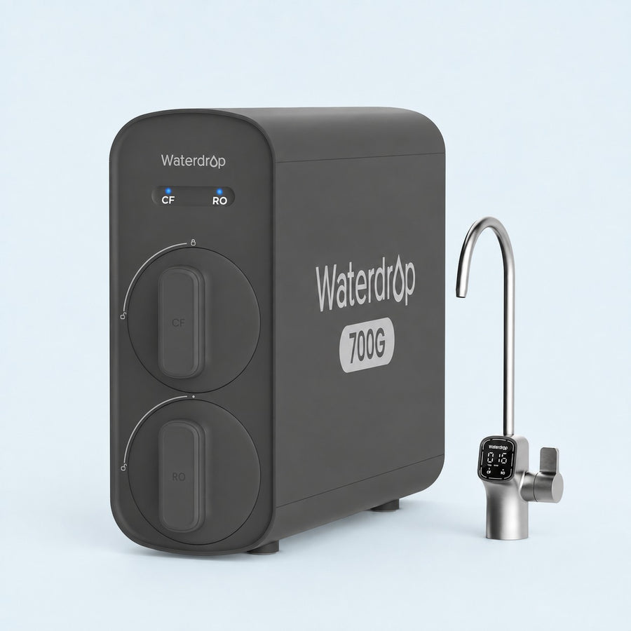 Waterdrop G5P700 atvirkštinio osmoso sistema ir išmanus čiaupas