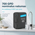 Waterdrop G5P700A 700 GPD nominalus našumas