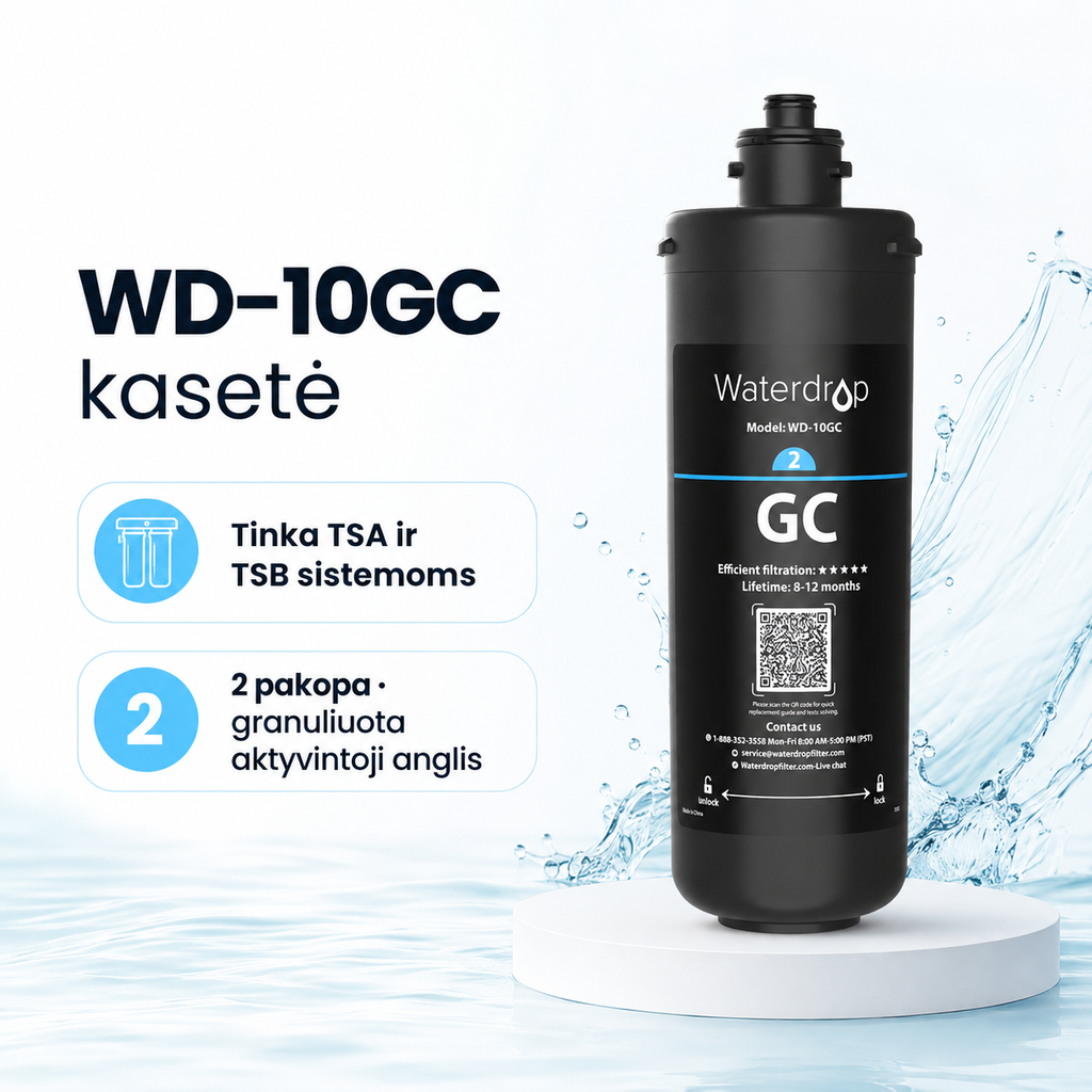 WD-10GC kasetė tinka TSA ir TSB sistemoms