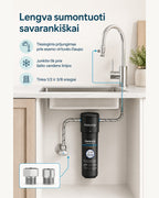 Waterdrop WD-10UA prijungimas prie esamo virtuvės čiaupo