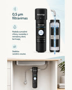 Waterdrop WD-RF10 filtravimo savybės