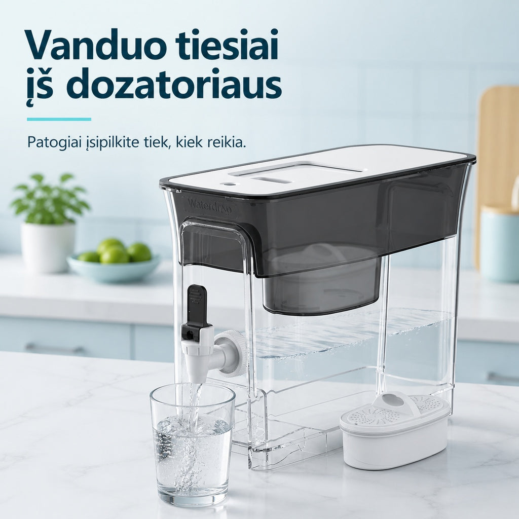 Vandens dozavimas per WFD-40L čiaupą